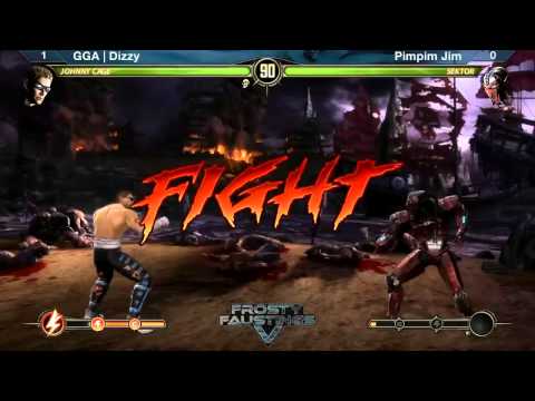 FFV MK9 Losers' Semis - GGA | Dizzy (Johnny Cage) vs. Pimpimjim (Sektor)