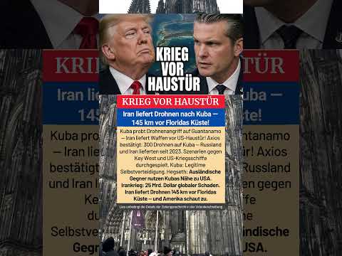 Kuba probt Angriff auf Guantanamo — Iran-Drohnen vor Floridas Küste!