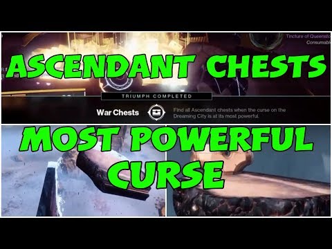 challenge secret secrets All Ascendant chests locations(Most powerful Curse)- war chests destiny 2 Video