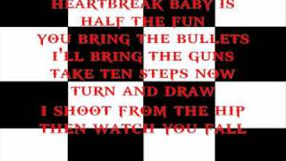 Shoot from the hip with lyrics by A change of pace