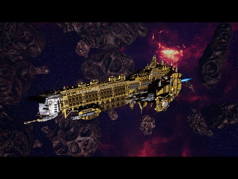 Skalgrim Mod 2021: Eternal Crusader - Imperial Fists vs Chaos - Battlefleet Gothic Armada 2