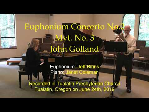 Euphonium Concerto No. 2 Mvt. 3 - John Golland