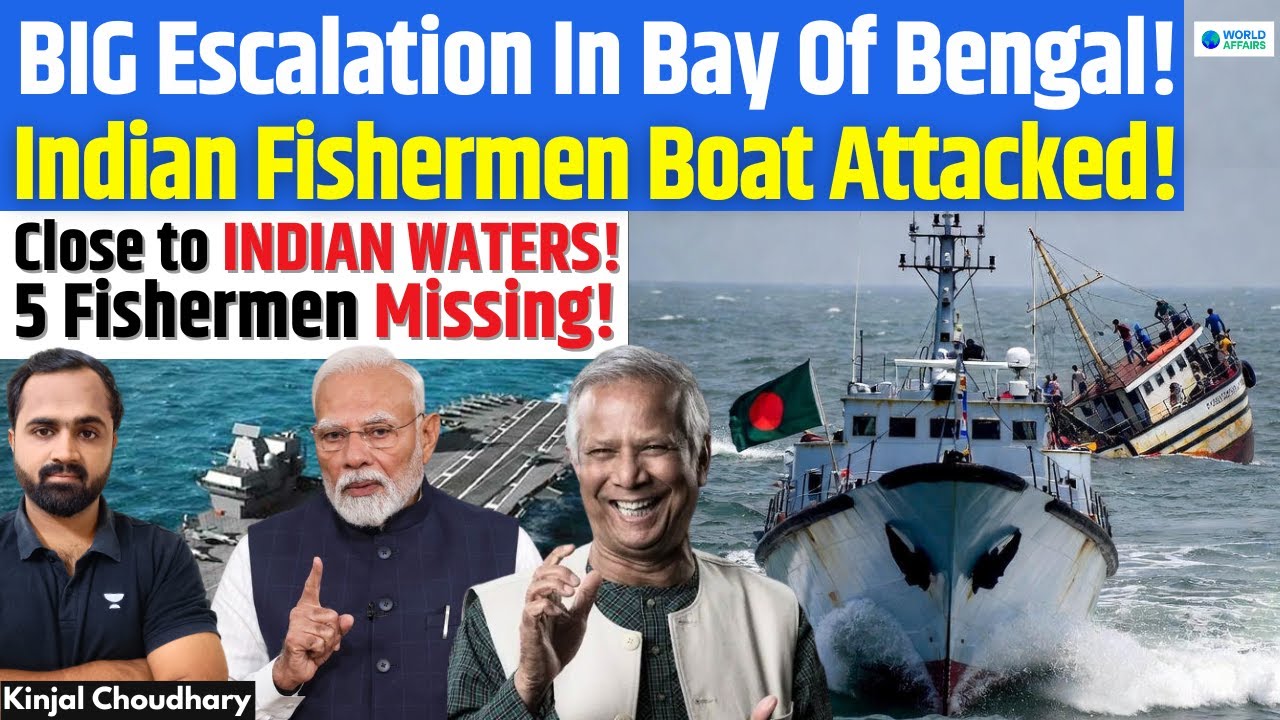 Indian Fishermen Boat Capsizes Near Indian Waters After Collision! B'desh Navy Denies Role! Kinjal