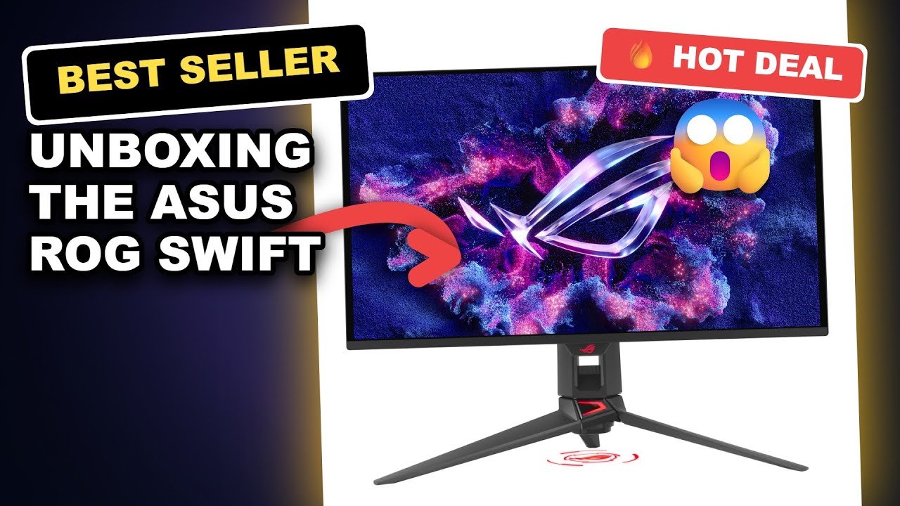 Unboxing the ASUS ROG Swift 27' 4K QD-OLED Gaming Monitor: 240Hz Worth It?