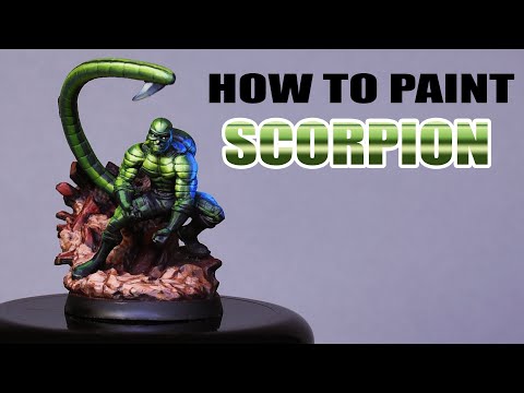 How to paint Scorpion - Clash of The Sinister Six