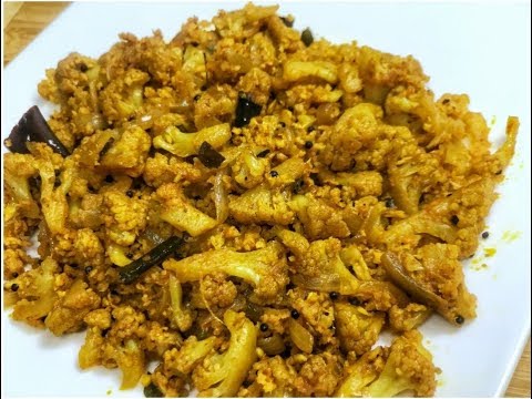 കോളിഫ്ലവർ തോരൻ ||Cauliflower Thoran || Cauliflower Stir Fry || Rcp:214
