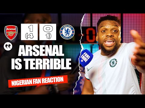 ARSENAL 1-0 CHELSEA (4*-2) - ( Miracle - NIGERIAN FAN REACTION) - Carabao Cup 2025/2026