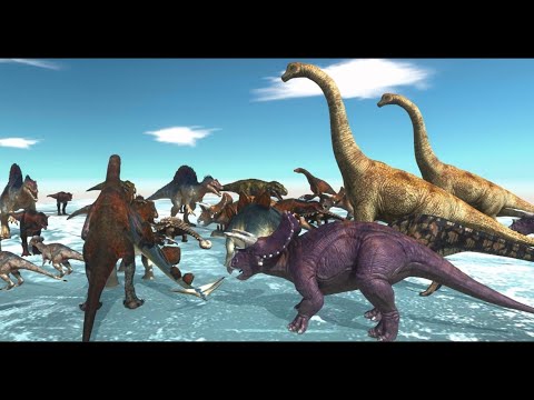 Super Dinosaur Teams V Swift Triceratops Who is Playing Beasts of War Animal Revolt Battle Simulator