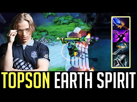 Topson EARTH SPIRIT in 7.28a Looks Like (w/ MinD_ControL) DOTA 2