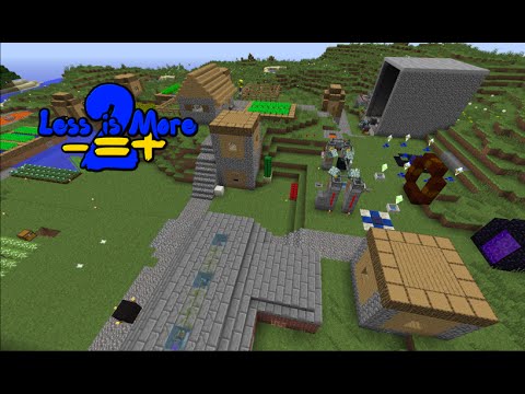 Modded Minecraft - Less is More 2 #6 (FLIGHT and enchanting with Botania)j