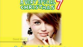 Miley Cyrus-Rockin´ around the christmas tree FULL SONG (HQ) + Lyrics