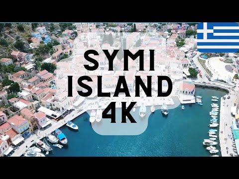Symi Island in Greece 4K Video. Travel Greek Islands