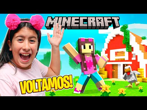 Minecraft - We're back!  - EP#01 - Maria Clara and JP Games