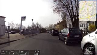 preview picture of video 'Münster: Geiststraße bis Siemensstraße - Fahrrad - Bicycle  (Garmin Virb Elite)'