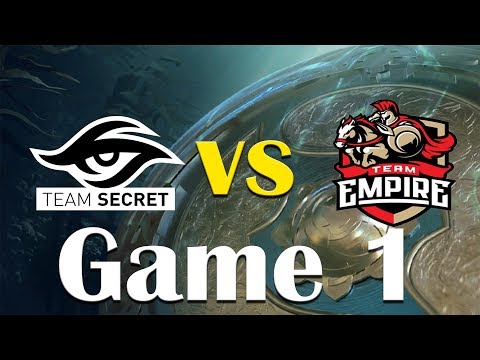 The International 2017 Team Secret vs Team Empire Game 1