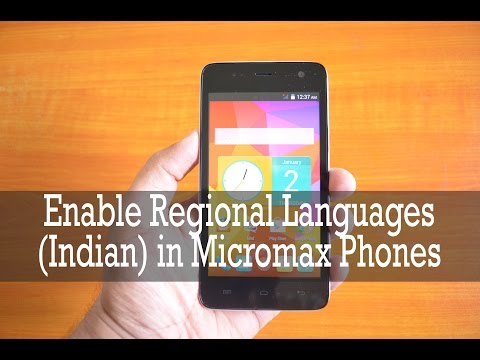 How to Enable and Use Regional Languages in Micromax Phones