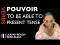 Pouvoir (to be able to) - Present Tense (French verbs conjugated by Learn French With Alexa)