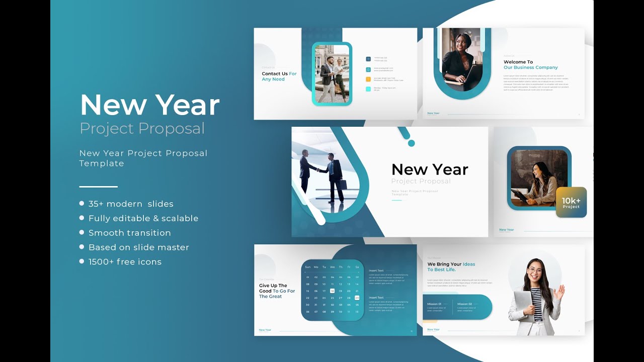 New Year Project Proposal Presentation Template