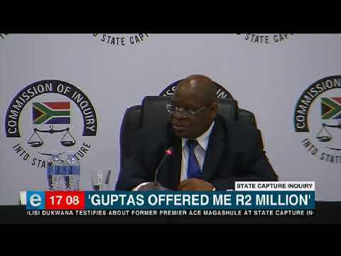 Guptas offered me R2 million Dukwana