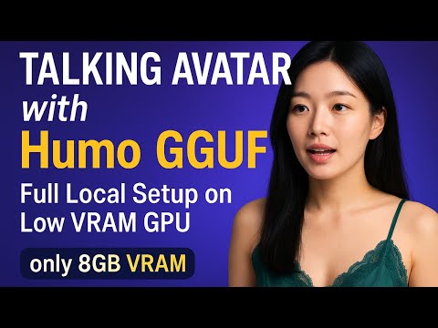 How to Create a Talking Avatar Using Humo GGUF | Full Local Setup on Low VRAM GPU (ComfyUI + Demo)