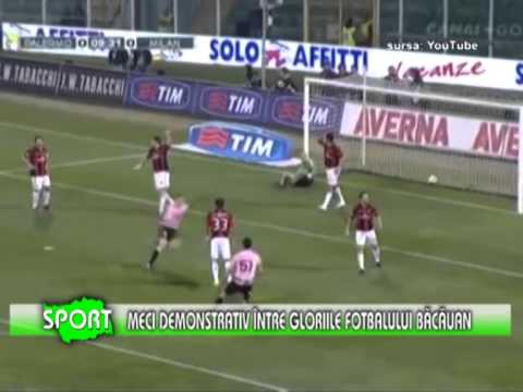 Meci demonstrativ între gloriile fotbalului băcăuan  - www.1tvbacau.ro (22.05.2013)