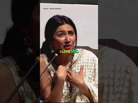 🥰 Pakistani Actress Reacts on SRK 😍 #srk #mahirakhan