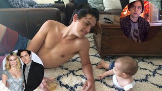 Cole Sprouse bares his butt in cheeky post on Instagram.