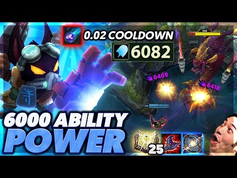 I LITERALLY ONE-SHOT THE NEXUS | MOST AP EVERRR!!! |  6,000 AP VEIGAR  - BUNNY FUFUU