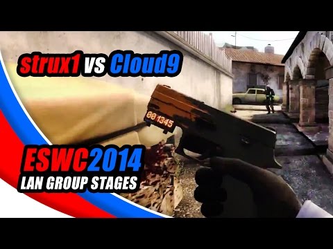 ESWC 2014 LAN Group Stages - strux1 vs Cloud9 - ACE! - C9 Knife Fail