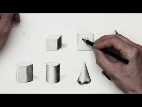 Zeichnen lernen - basics 003 - Schatten/shadows (german narrated)