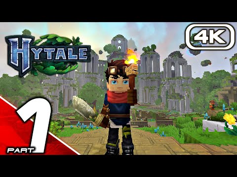 HYTALE Gameplay Walkthrough Part 1 FULL GAME (4K 60FPS) No Commentary