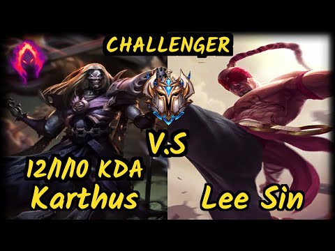 Spirit (KARTHUS) vs LEE SIN - 12/1/10 KDA JUNGLE CHALLENGER GAMEPLAY - KR