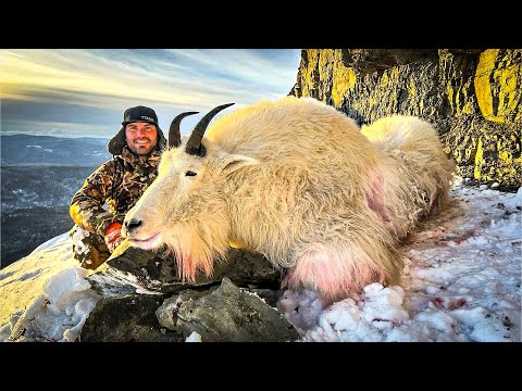 Record Book Mountain Billy Goat Hunt... Stuck on a mountain, in a snow storm, at night.
