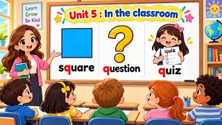 Tiếng Anh lớp 2 - Global Success - Unit 5 : In the classroom/ Ở trong lớp học