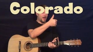 Colorado (Stephen Stills/Manassas) Easy Strum Chord Guitar Lesson How to Play Tutorial