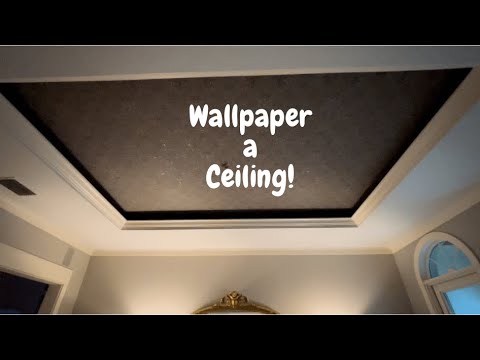 Hang Wallpaper Straight on a Crooked Ceiling - Spencer Colgan