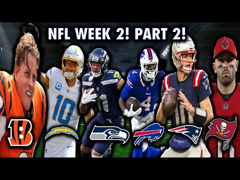 Joe Burrow HURT! Dolphins STINK? Baker Mayfield is THE GUY! NFL WEEK 2 RECAP Part 2!