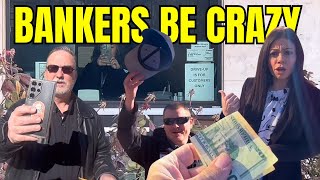 BANKERS BE CRAZY IN ALBUQUERQUE - First Amendment Audit