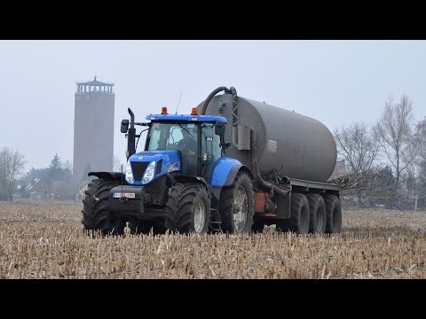 New Holland T7050 & DEWA 26m³ - Loonw. Van De Voorde Hendrik