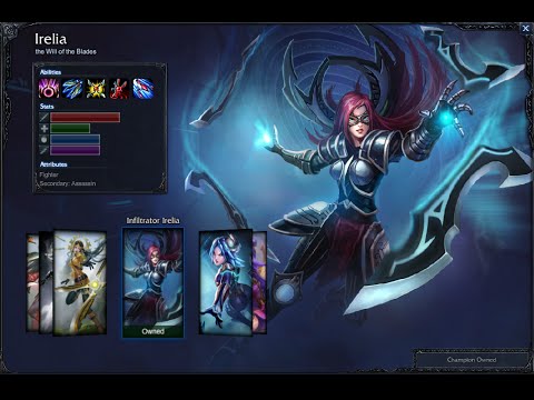 Infiltrator Irelia Skin Spotlight Gameplay 1080p HD