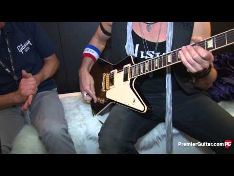 Musikmesse '13 - Gibson Chris Cornell ES-335 & Bill Kelliher "Golden Axe" Explorer Demos