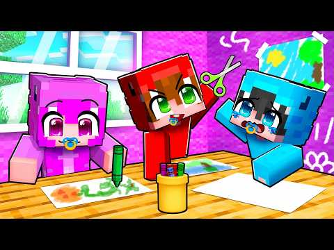 My FIRST DAY in MINECRAFT DAYCARE!