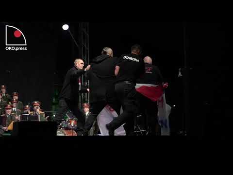 Przerwany koncert Chóru Aleksandrowa - protest w obronie Ukrainy