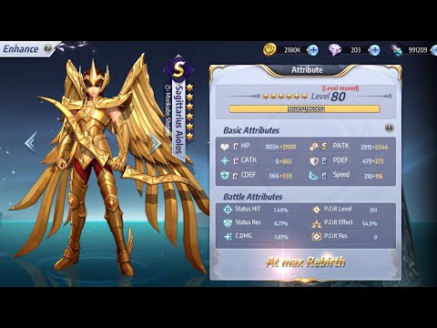 SAINT SEIYA : AWAKENING - REVIEW COSMO BARU..!! THE SWORD OF DAMOCLES - AIOLOS #SaintSeiya