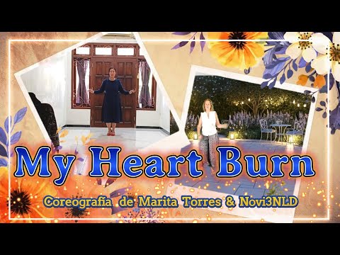 MY HEART BURN Linedance