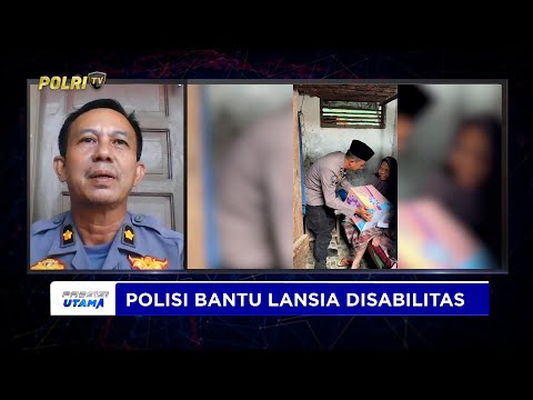 LIVE - KOMPOL JAJANG MULYAMAN BANTU LANSIA DISABILITAS