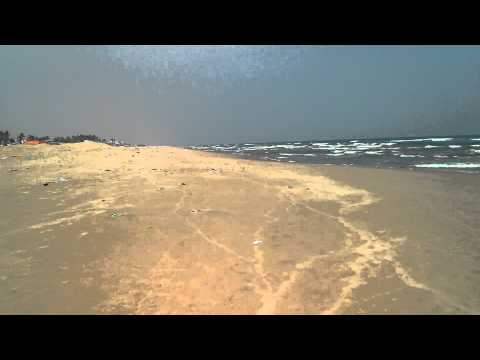 Adyar River at Marina Beach