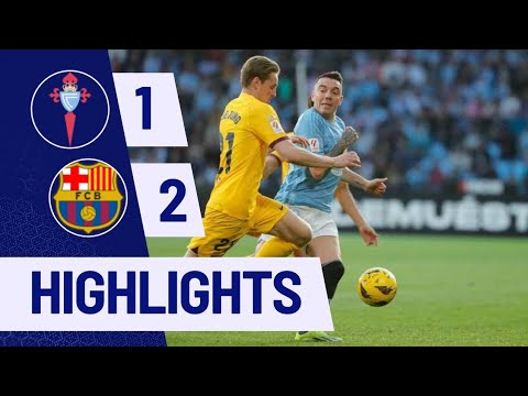 CELTA VIGO (1) VS (2) BARCELONA || LEWANDOWSKI SHOWS AMAZING ACTION @Famous_sports_1