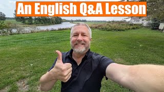 A Live Q&A English Lesson with Bob