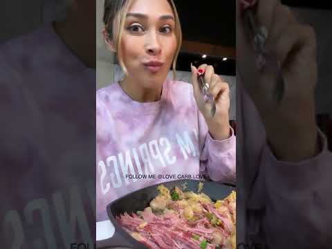 KETO Corned Beef with Cabbage and Fauxtato #shorts​